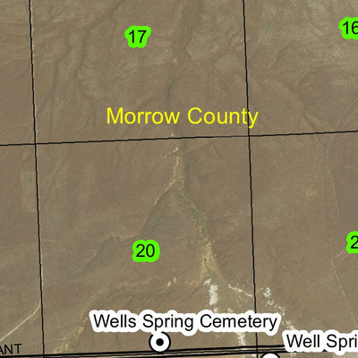Naval Bombing Range Boardman T2N R25E Township Map Preview 2