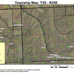 Ruggs T3S R25E Township Map Preview 1