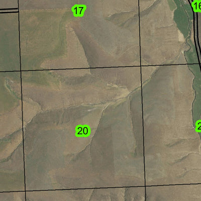 Ruggs T3S R25E Township Map Preview 2