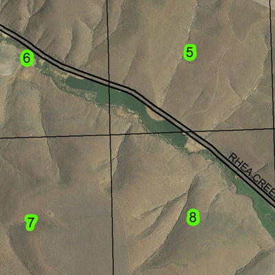 Ruggs T3S R25E Township Map Preview 3