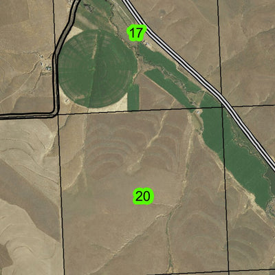 Heppner T2S R26E Township Map Preview 2