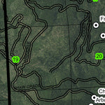 Arbuckle Mountain T4S R29E Township Map Preview 2
