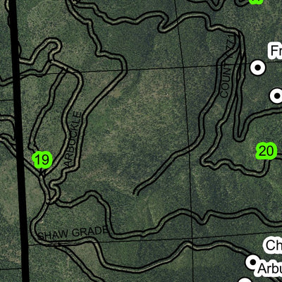 Arbuckle Mountain T4S R29E Township Map Preview 2