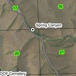 Hardman T4S R25E Township Map Preview 2