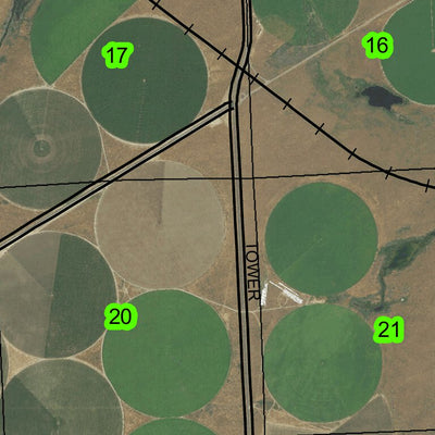 Poverty Ridge T3N R24E Township Map Preview 2