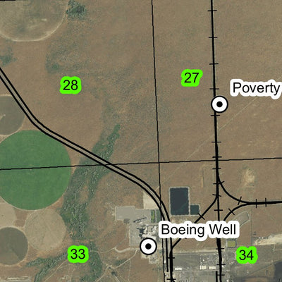Poverty Ridge T3N R24E Township Map Preview 3