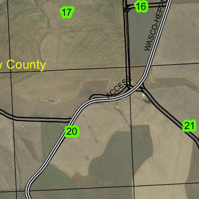 Donaldson Canyon T3S R26E Township Map Preview 2