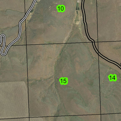 Donaldson Canyon T3S R26E Township Map Preview 3
