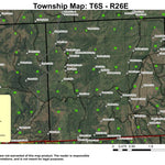 Opal Butte T6S R26E Township Map Preview 1