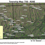 Toll Butte T5S R26E Township Map Preview 1