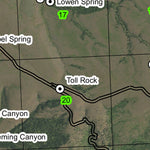 Toll Butte T5S R26E Township Map Preview 2