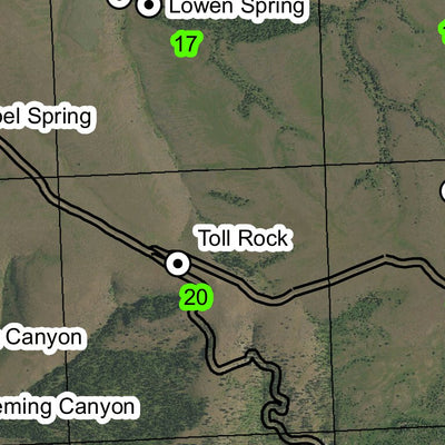 Toll Butte T5S R26E Township Map Preview 2