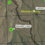 Lone Pine Butte T5S R25E Township Map Preview 2