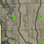 Lone Pine Butte T5S R25E Township Map Preview 3