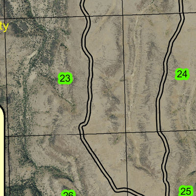 Lone Pine Butte T5S R25E Township Map Preview 3
