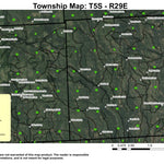 Matlock Waterhole T5S R29E Township Map Preview 1