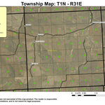 Burroughs T1N R31E Township Map Preview 1