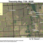 Skyview Memorial Park T1N R32E Township Map Preview 1