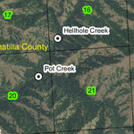 Thimbleberry Mountain T1N R37E Township Map Preview 2