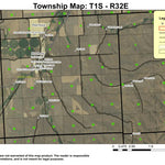 Pilot Rock T1S R32E Township Map Preview 1