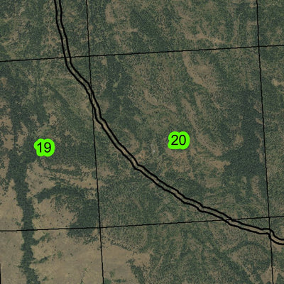 Coyote Canyon T1S R34E Township Map Preview 3