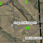 Emigrant Hill Viewpoint T1N R33E Township Map Preview 3