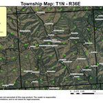 Duncan T1N R36E Township Map Preview 1