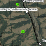 Duncan T1N R36E Township Map Preview 2