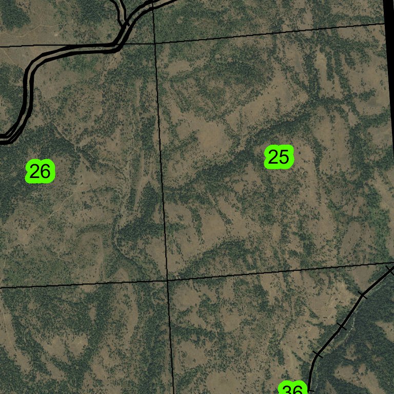 Duncan T1N R36E Township Map by Super See Services | Avenza Maps