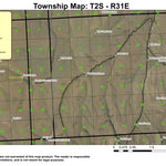 Whittaker Flats T2S R31E Township Map Preview 1