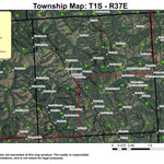 Green Mountain T1S R37E Township Map Preview 1