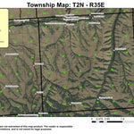 Batchelor Canyon T2N R35E Township Map Preview 1