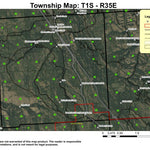 Tip Top Lookout Tower T1S R35E Township Map Preview 1