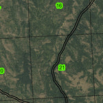 Tip Top Lookout Tower T1S R35E Township Map Preview 3