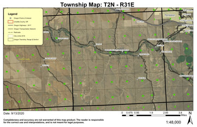 Barnhart T2N R31E Township Map Preview 1