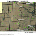 Eagle Creek T3N R35E Township Map Preview 1