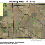 Missouri Gulch T4N R31E Township Map Preview 1