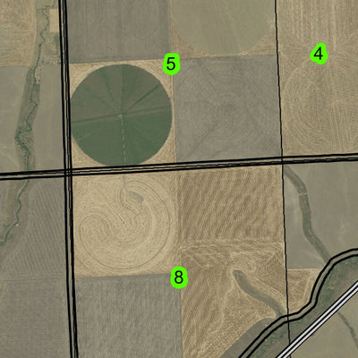 Adams T3N R34E Township Map Preview 3