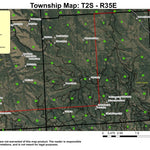 Blue Kettle Ridge T2S R35E Township Map Preview 1