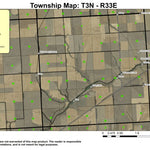 Havana T3N R33E Township Map Preview 1