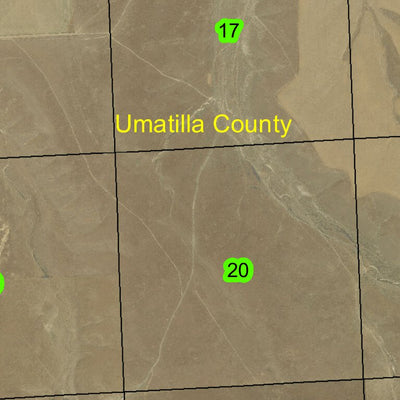 Alkali Canyon T2N R29E Township Map Preview 2