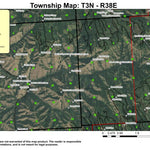 Coyote Ridge West T3N R38E Township Map Preview 1