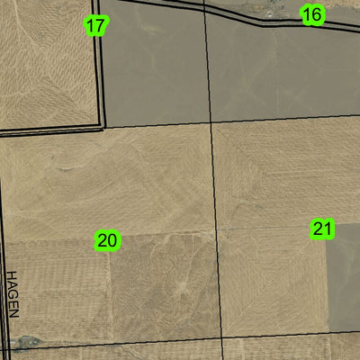 Pendleton T3N R32E Township Map Preview 2
