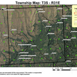 Battle Mountain T3S R31E Township Map Preview 1