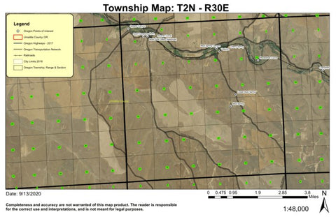 Nolin T2N R30E Township Map Preview 1