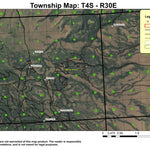 Log Spring T4S R30E Township Map Preview 1
