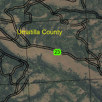 Log Spring T4S R30E Township Map Preview 2