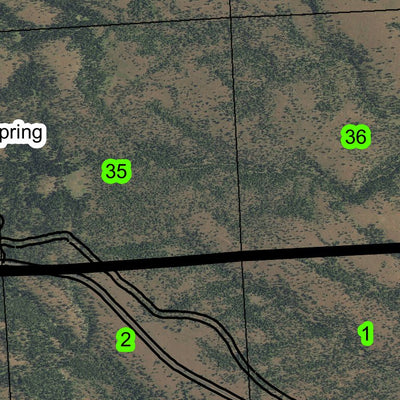 Log Spring T4S R30E Township Map Preview 3