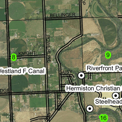 Hermiston T4N R28E Township Map Preview 3