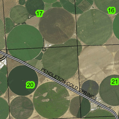 Sand T5N R30E Township Map Preview 2